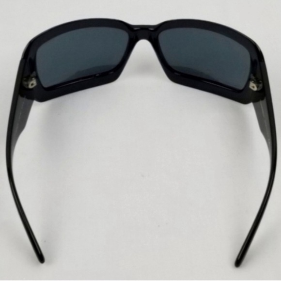 Chanel CC Mother Of Pearl Black Square Acetate Sunglasses Tinted Lenses - Picture 4 of 13